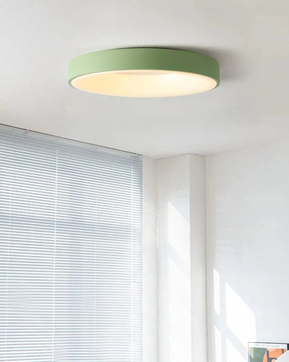 Colorful Round Flush Mount — Macaron Style Ceiling Light | CARAMEL™