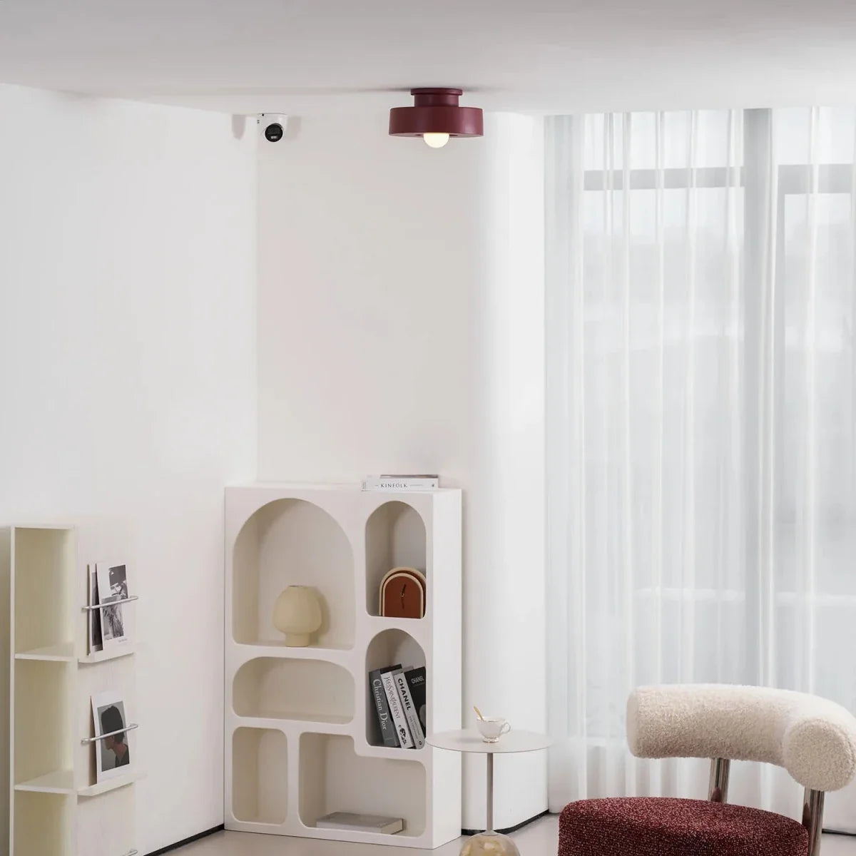 Resin Disc Flush Mount — Minimalist Nordic Style | COUPOLE™