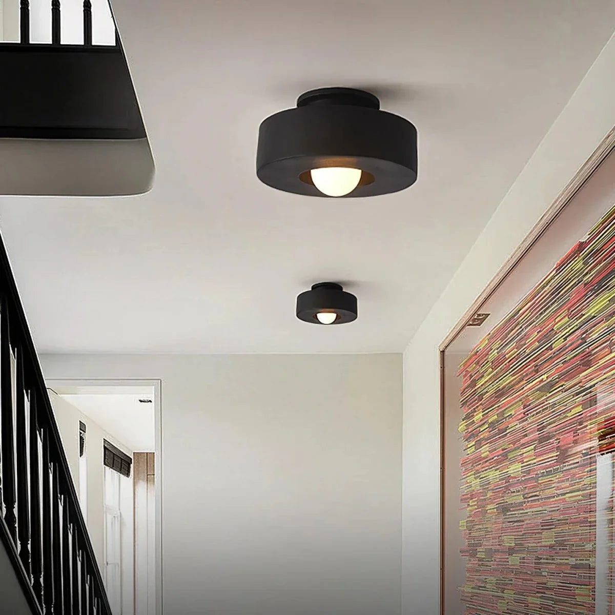 Resin Disc Flush Mount — Minimalist Nordic Style | COUPOLE™