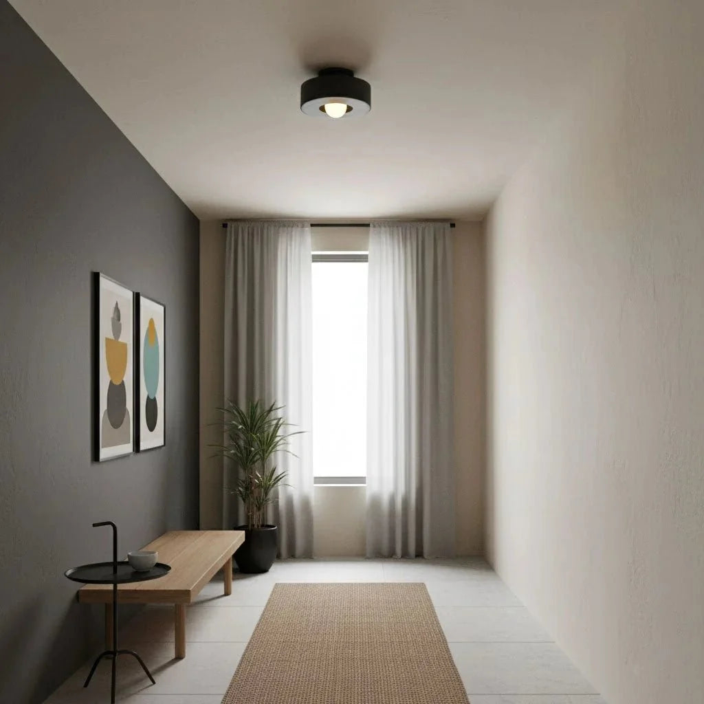 Resin Disc Flush Mount — Minimalist Nordic Style | COUPOLE™