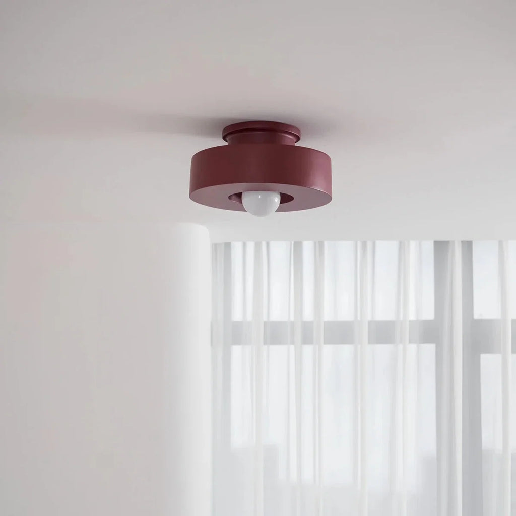 Resin Disc Flush Mount — Minimalist Nordic Style | COUPOLE™