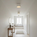 Perforated Resin Flush Mount — Anti-Glare Nordic Style | CRIBLE™