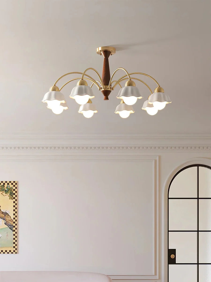 Copper Multi-Arm Chandelier — French Medieval Nordic Luxury Style | TOURELLE™