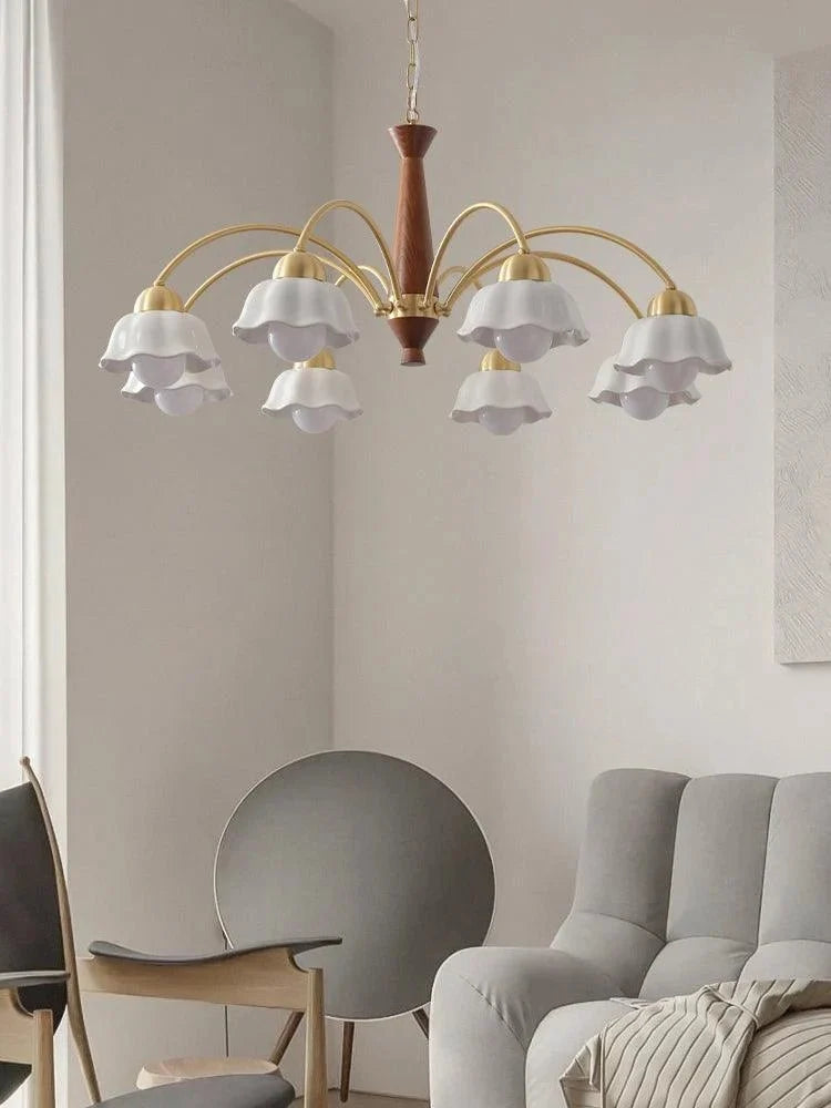 Copper Multi-Arm Chandelier — French Medieval Nordic Luxury Style | TOURELLE™