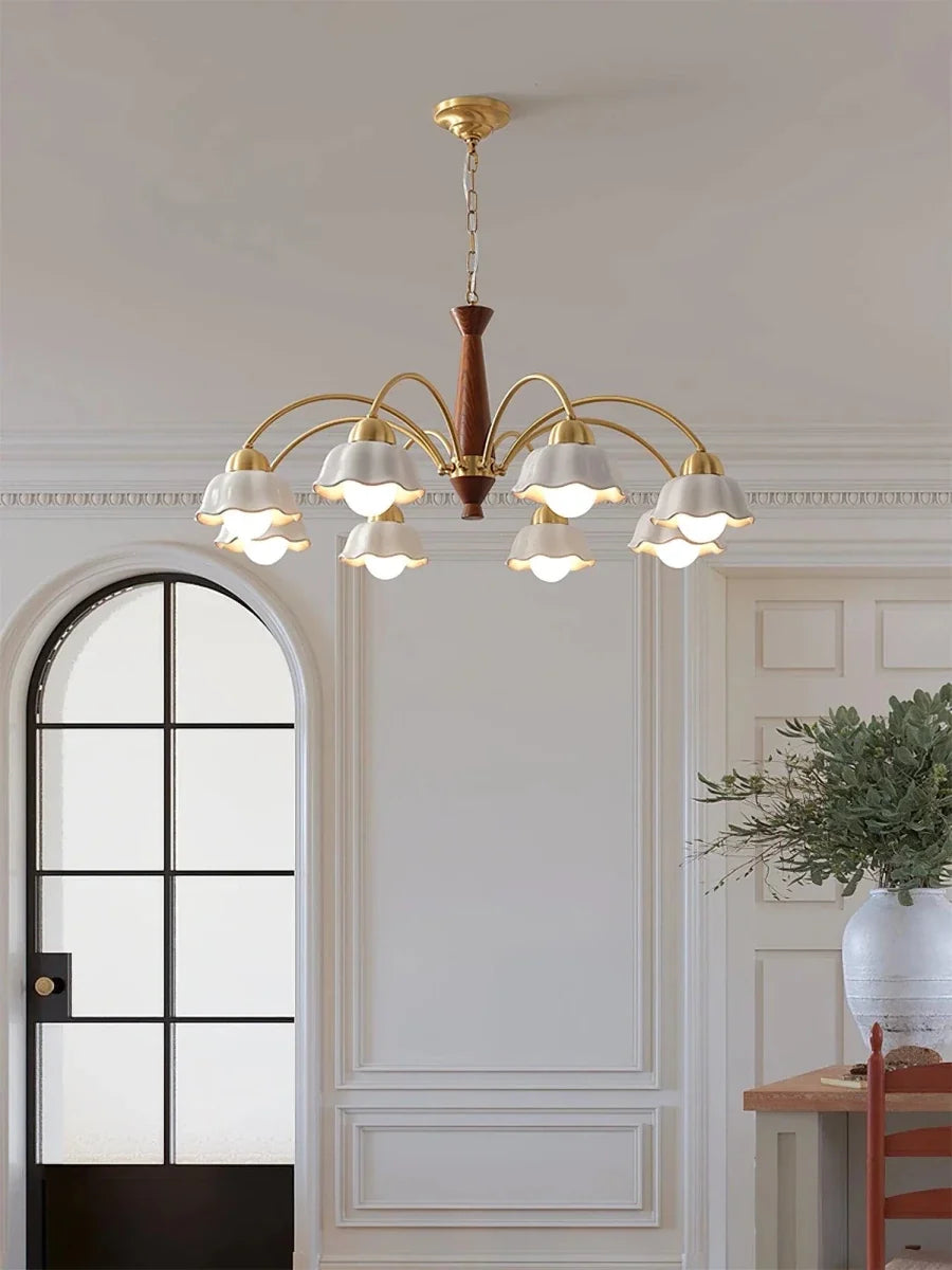 Copper Multi-Arm Chandelier — French Medieval Nordic Luxury Style | TOURELLE™
