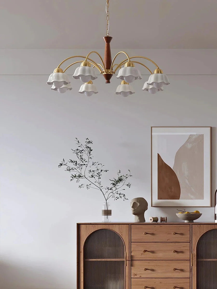 Copper Multi-Arm Chandelier — French Medieval Nordic Luxury Style | TOURELLE™