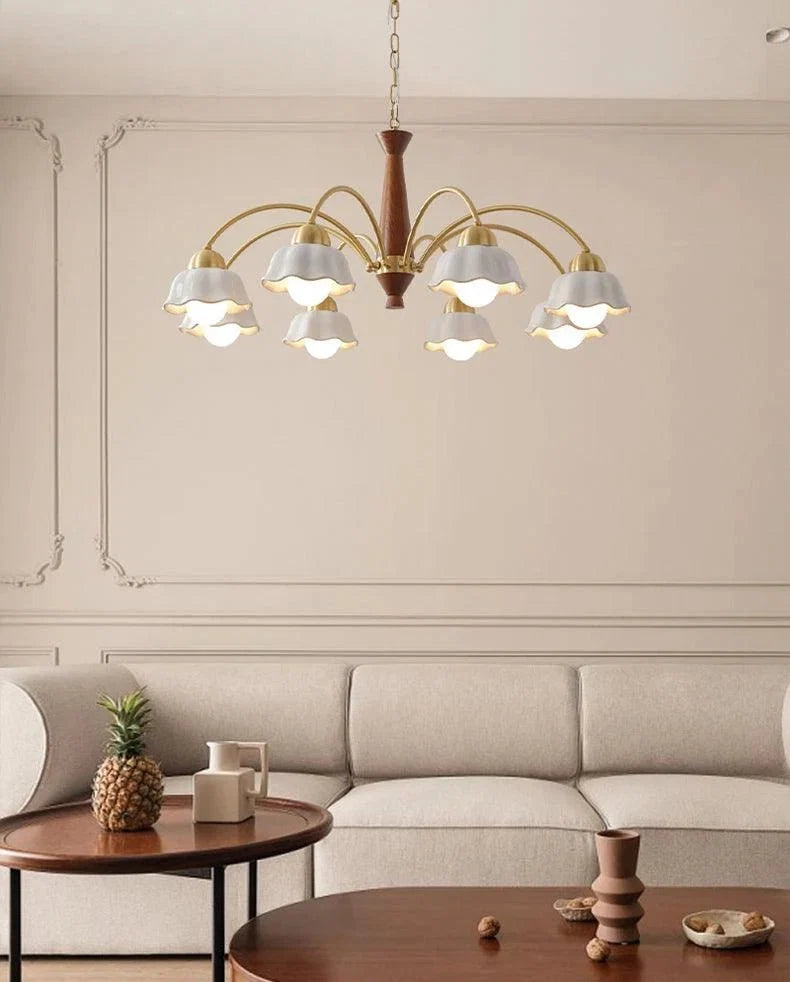 Copper Multi-Arm Chandelier — French Medieval Nordic Luxury Style | TOURELLE™