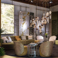 Crystal Glass Cylinder Flush Mount — Italian Luxury Style | VENISE™