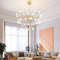 Golden Tree Branch LED Flush Mount — Sculptural Luxury Style | TREE™