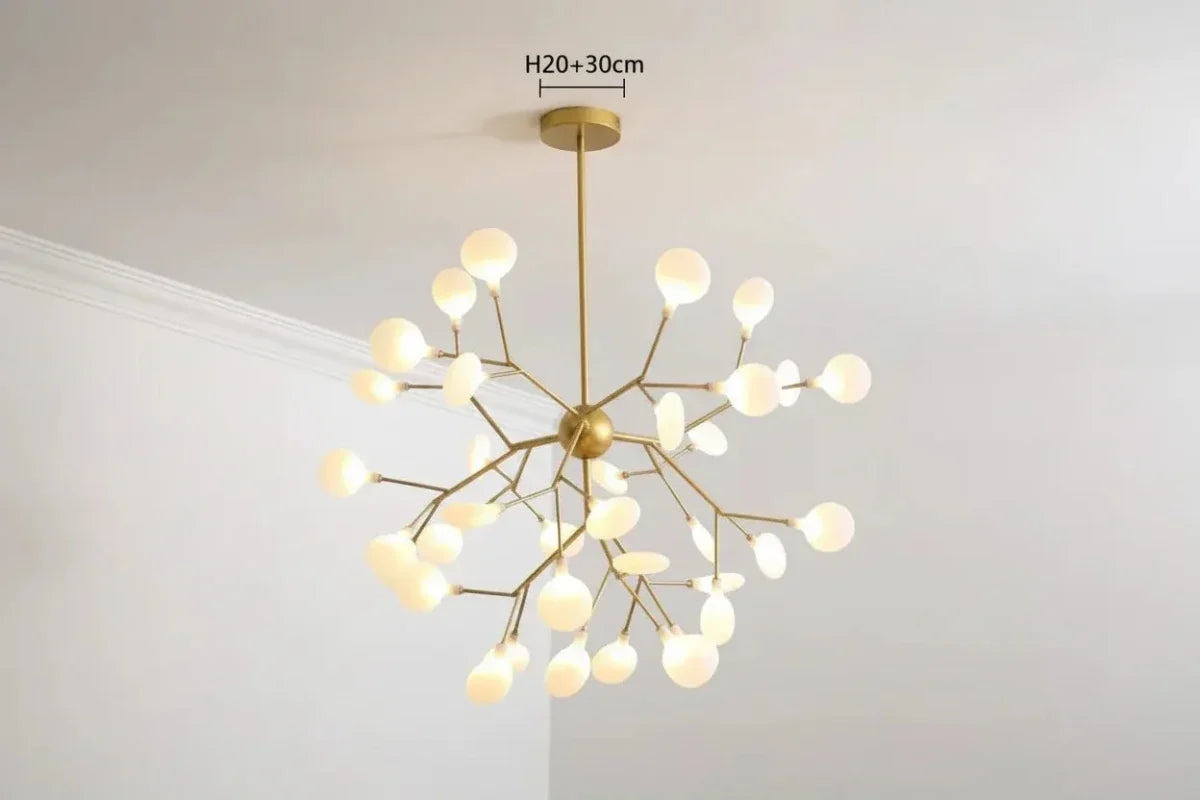 Golden Tree Branch LED Flush Mount — Sculptural Luxury Style | TREE™