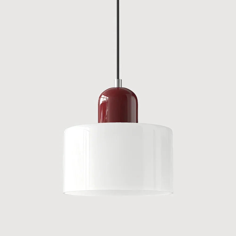 Bauhaus Colored Glass Pendant — Creative Dining Room Style | Enise™