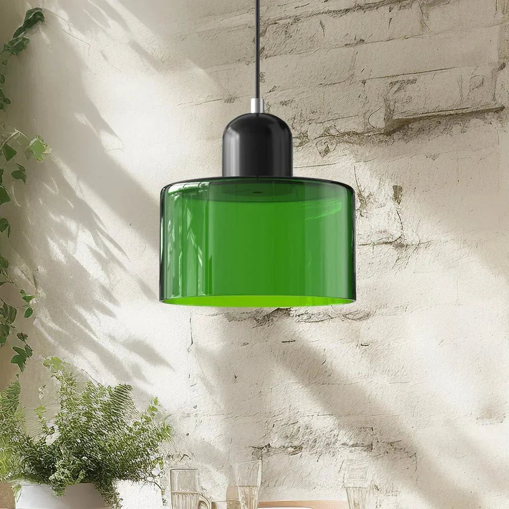 Bauhaus Colored Glass Pendant — Creative Dining Room Style | Enise™