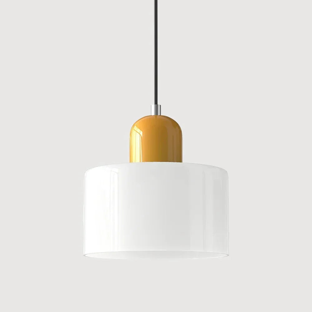 Bauhaus Colored Glass Pendant — Creative Dining Room Style | Enise™