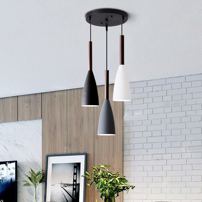 Minimalist Danish Drop Pendant – 3 Matte Finishes | Frigga – alternate view 9