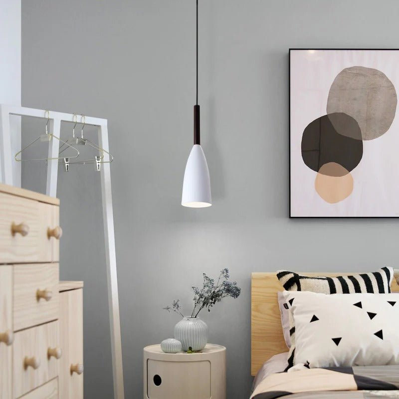 Minimalist Danish Drop Pendant – 3 Matte Finishes | Frigga – alternate view 17
