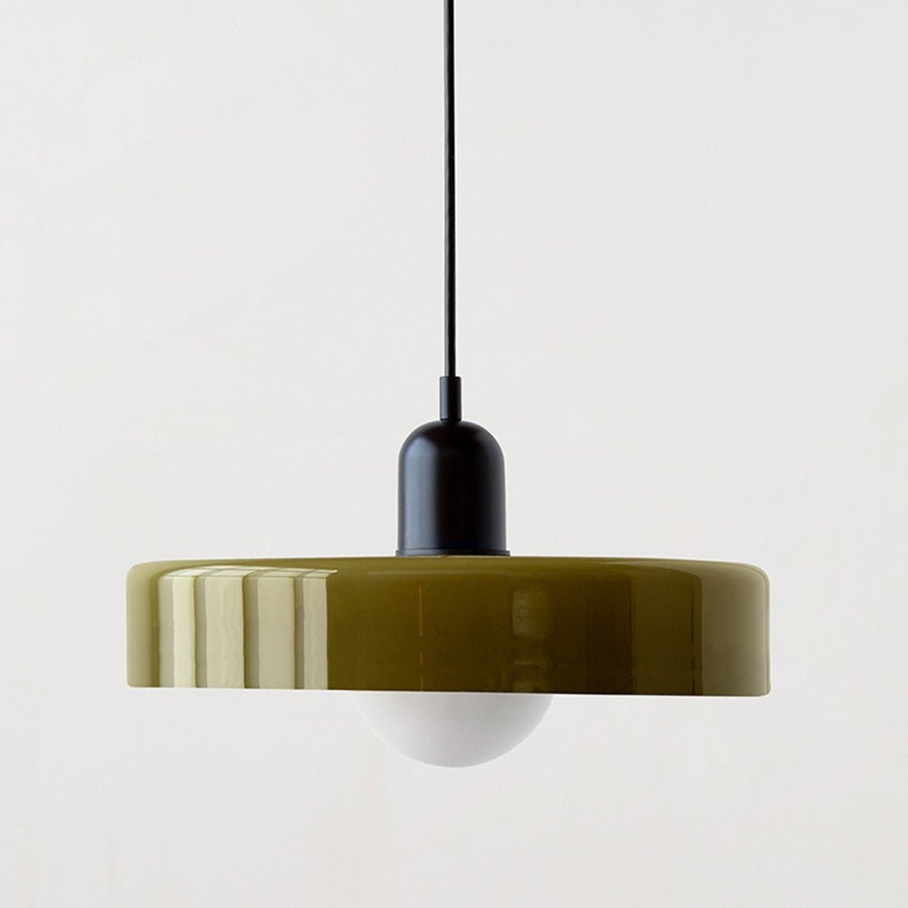 Retro Nordic Colored Glass Pendant — Vintage Kitchen Style | FREYA™
