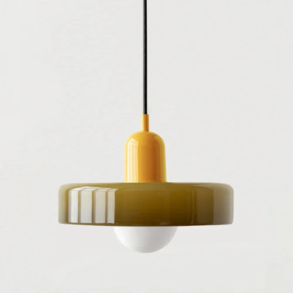 Retro Nordic Colored Glass Pendant – 9.8 or 13.8 Inch | Freya – alternate view 25