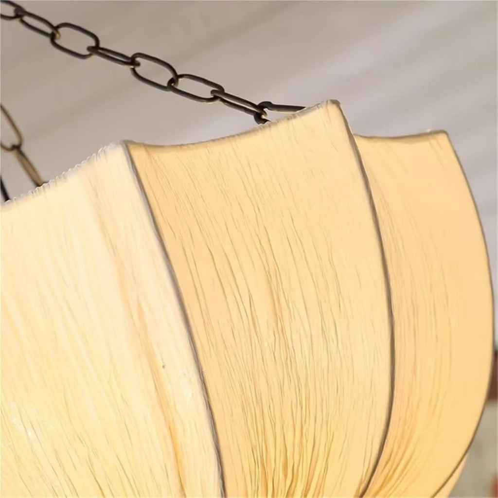 Pleated Fabric Pendant Chandelier — Japanese Retro Style | SHIBA™