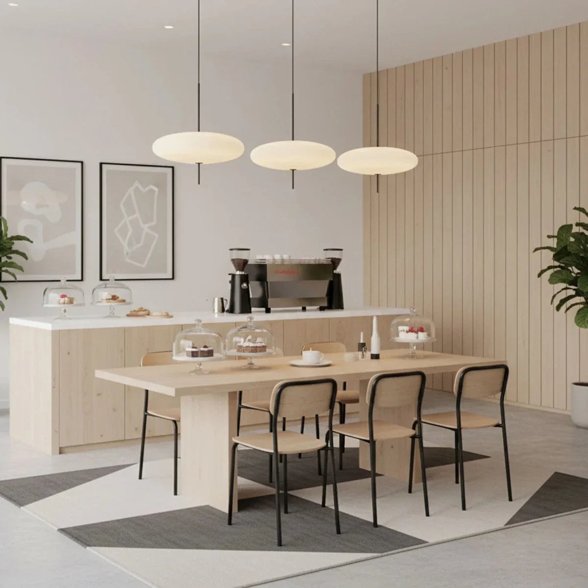 Flying Saucer Disc Pendant — Minimalist Nordic Style | NAVETTE™