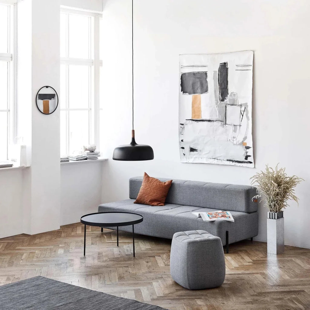 Iron & Wood Disc Pendant — Colorful Nordic Contemporary Style | PALET™