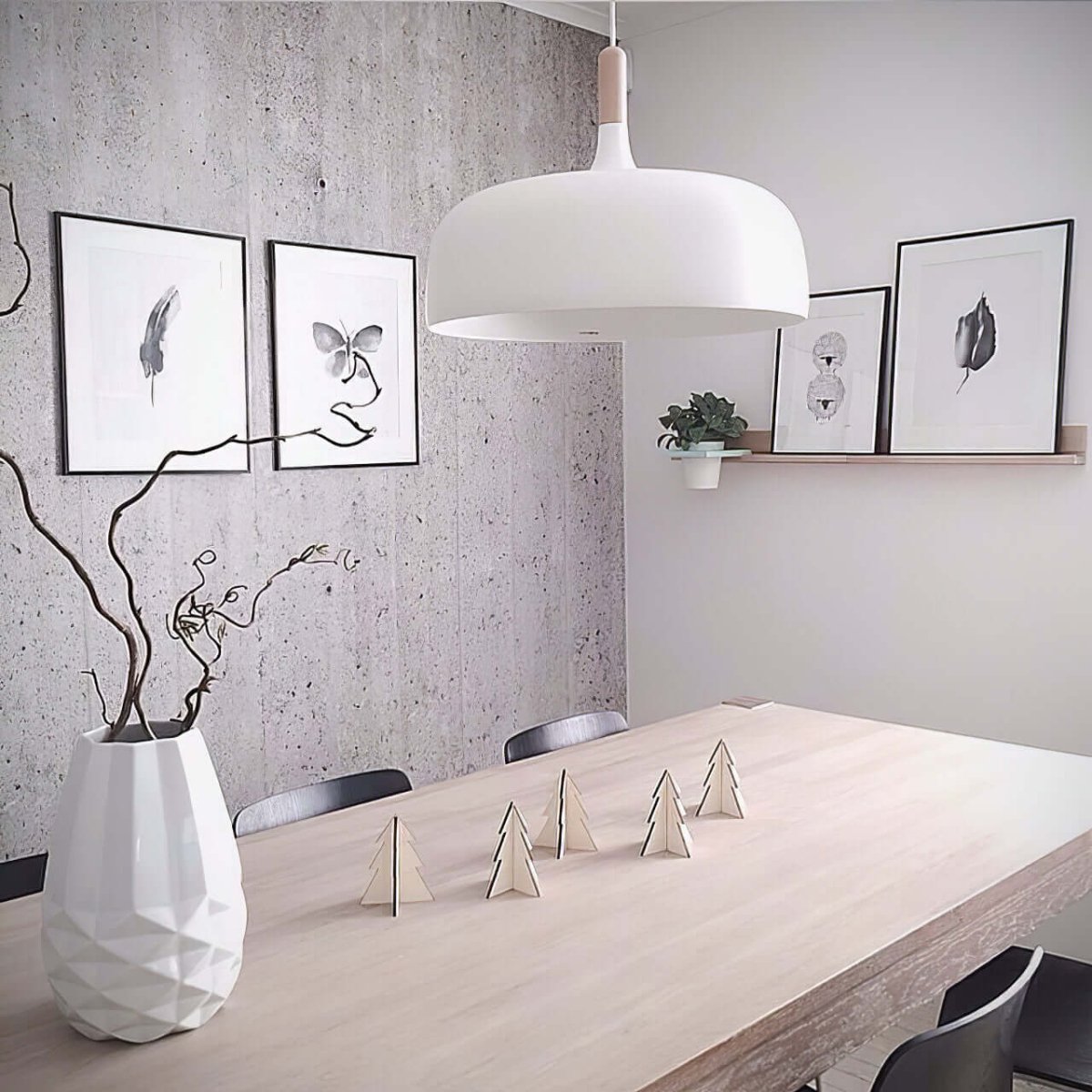 Iron & Wood Disc Pendant — Colorful Nordic Contemporary Style | PALET™