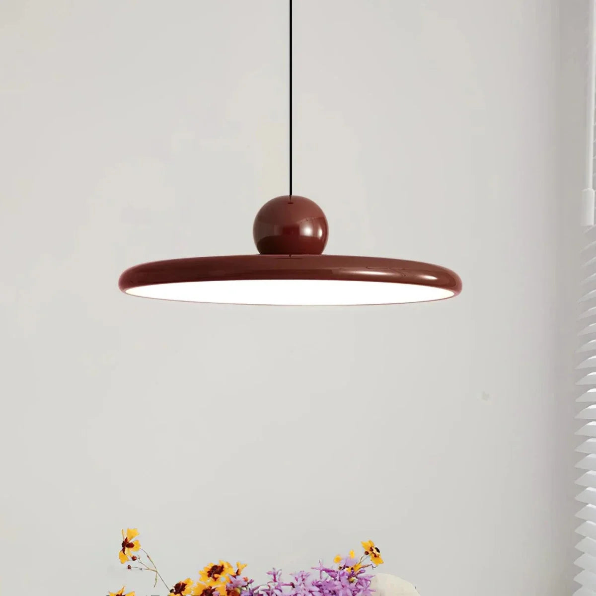 Perforated Disc Pendant — Colorful Nordic Macaron Style | MERINGUE™