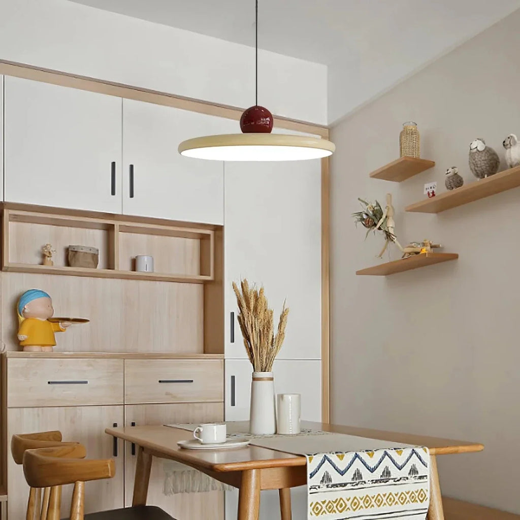 Perforated Disc Pendant — Colorful Nordic Macaron Style | MERINGUE™