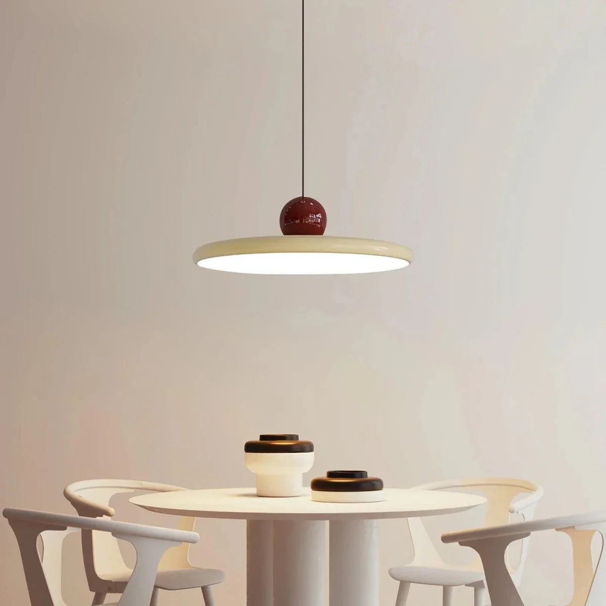 Perforated Disc Pendant — Colorful Nordic Macaron Style | MERINGUE™