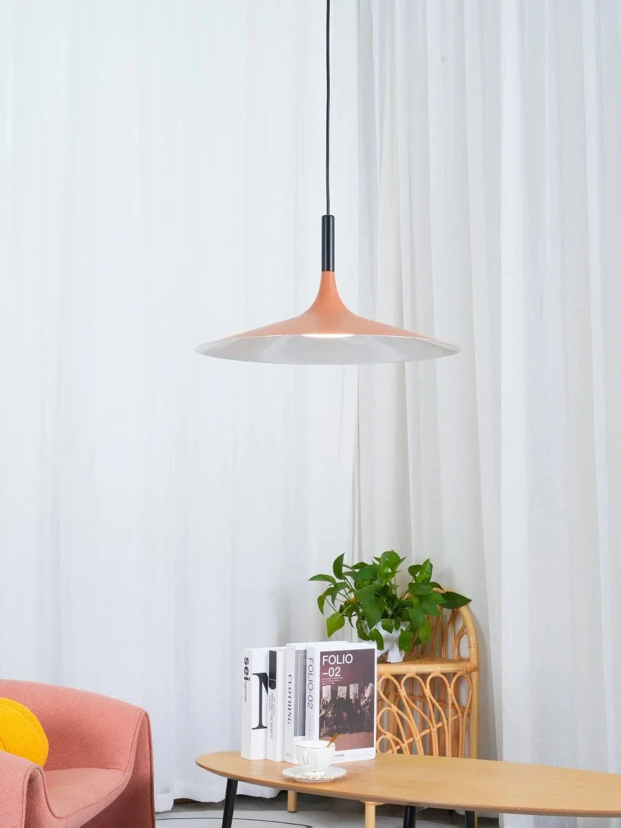 UFO-Style Disc Pendant — Industrial Nordic Design Chandelier | SATELLITE™
