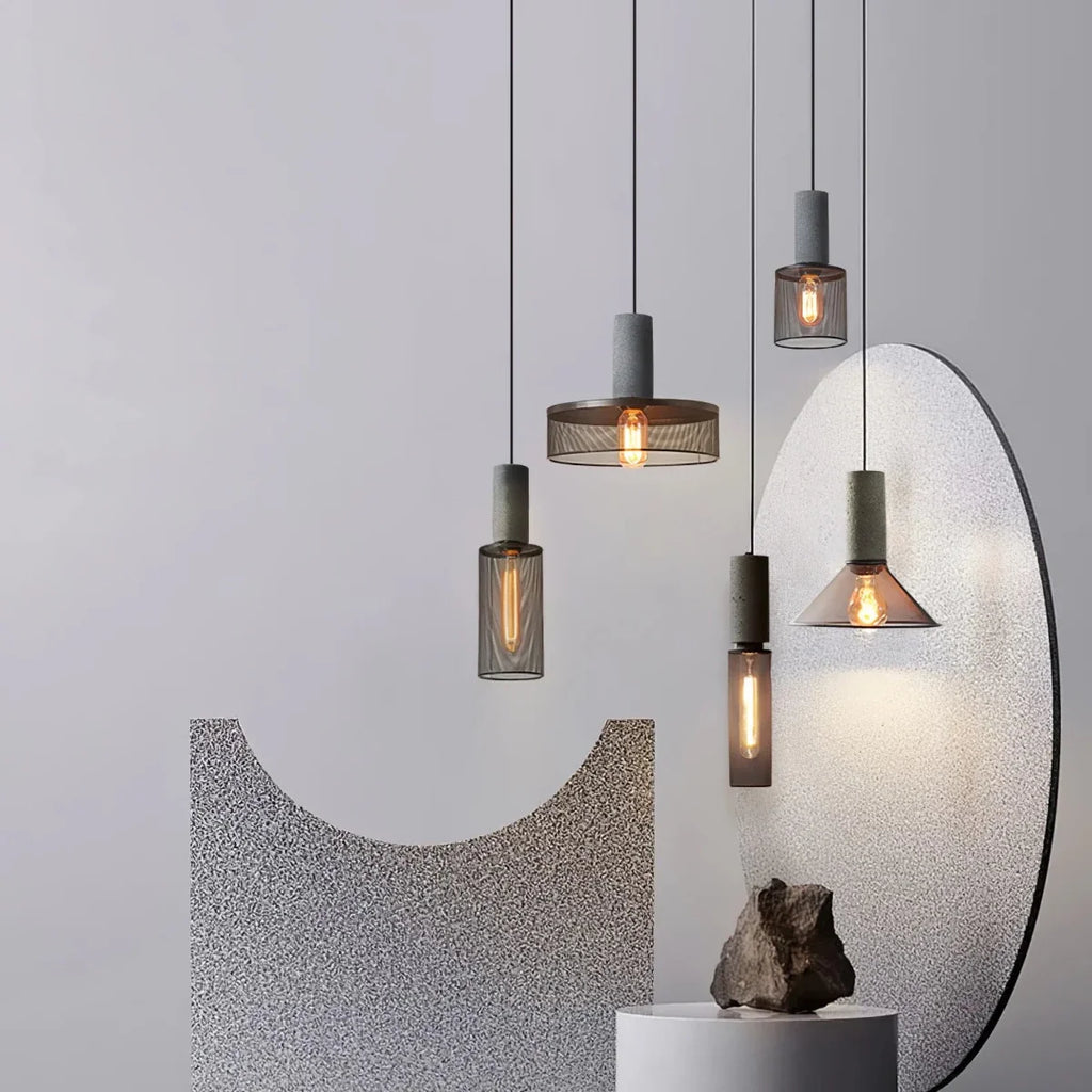 Raw Cement Pendant — Industrial Loft Vintage Style | BÉTON™