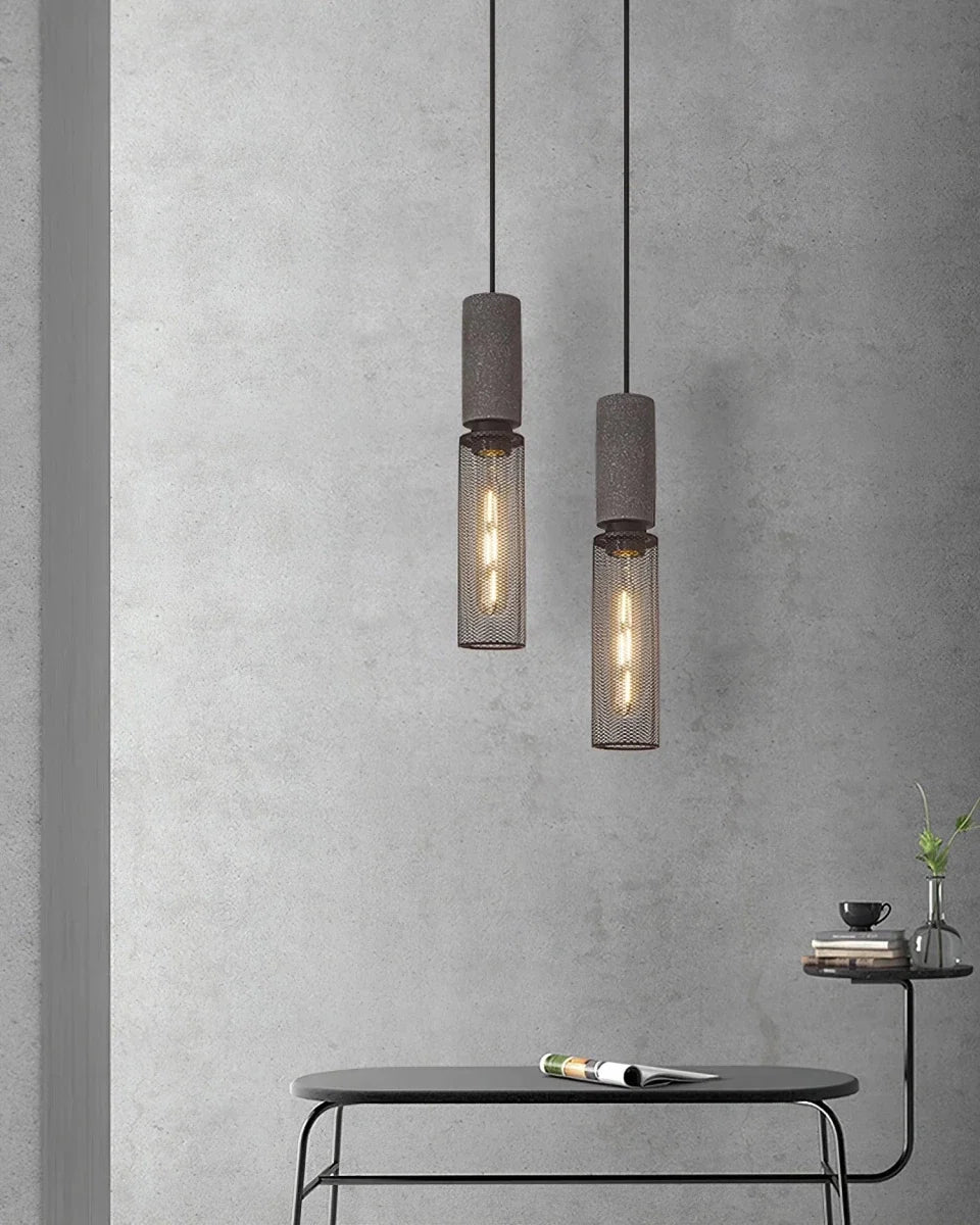 Raw Cement Pendant — Industrial Loft Vintage Style | BÉTON™