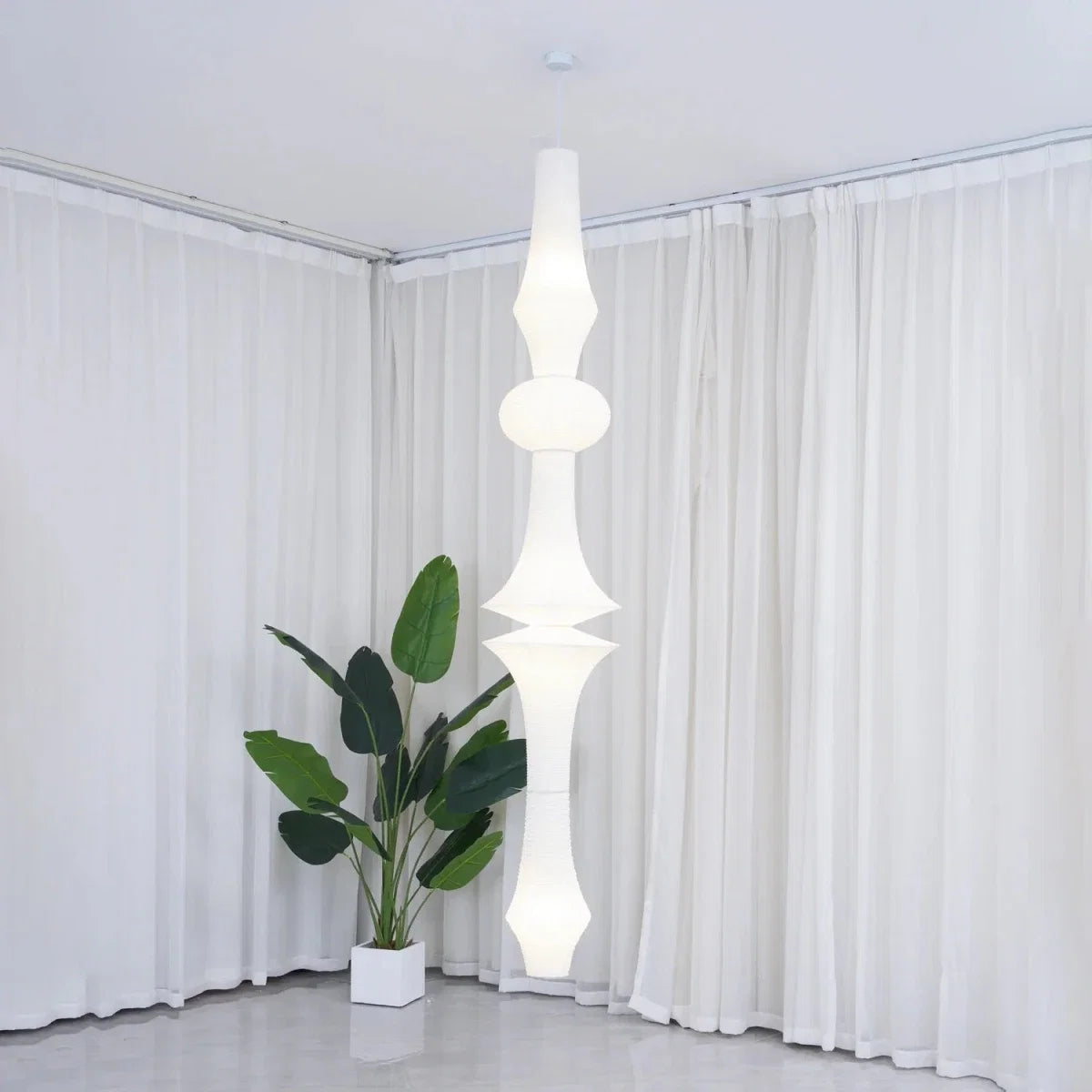 Washi Paper Lantern Pendant — Traditional Japanese Style | COCON™