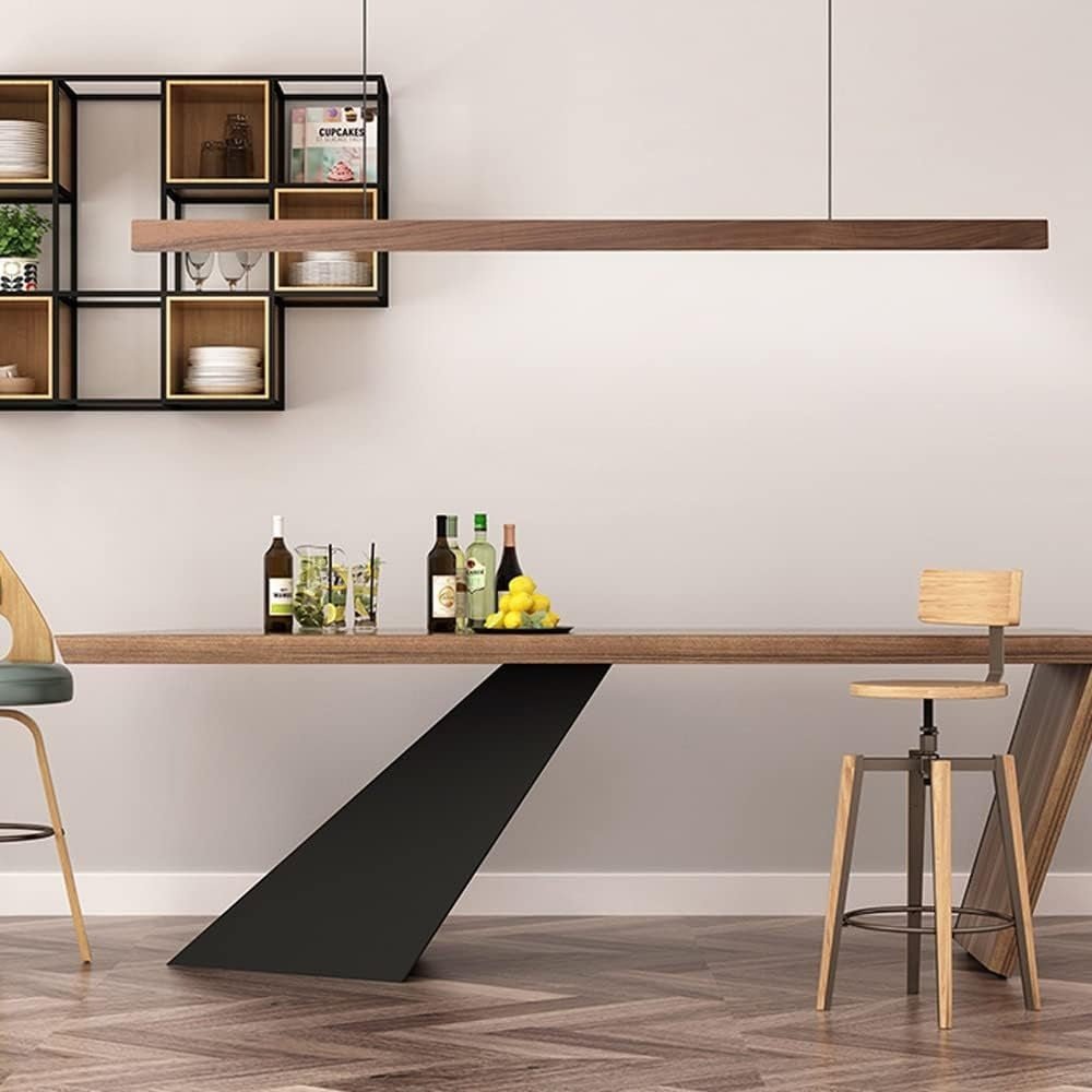 Solid Wood Linear LED Pendant – 31.5 to 47.2 Inch | Linear – alternate view 8