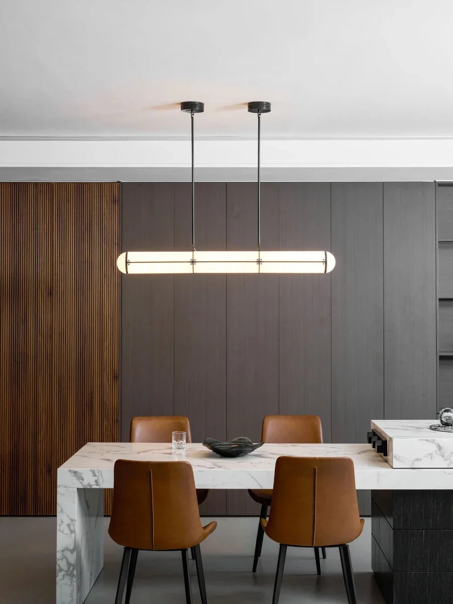 Linear Acrylic Bar Pendant — Minimalist Kitchen Island Style | RÉGLETTE™