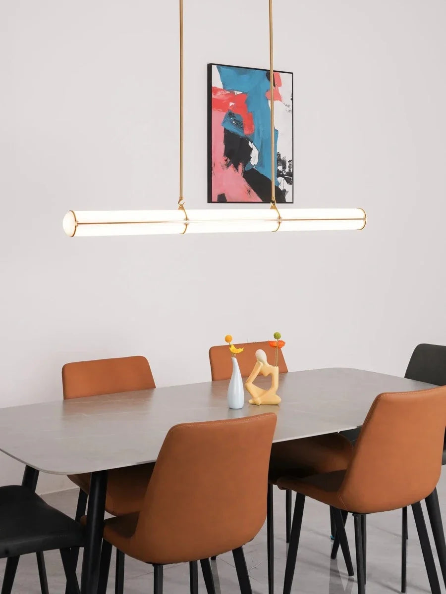 Linear Acrylic Bar Pendant — Minimalist Kitchen Island Style | RÉGLETTE™