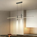 Linear Multi-Point LED Pendant — Minimalist Dining Table Style | CHAPELET™
