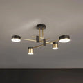 Multi-Head Iron Palm Chandelier — Art Deco Nordic Style | PALME™