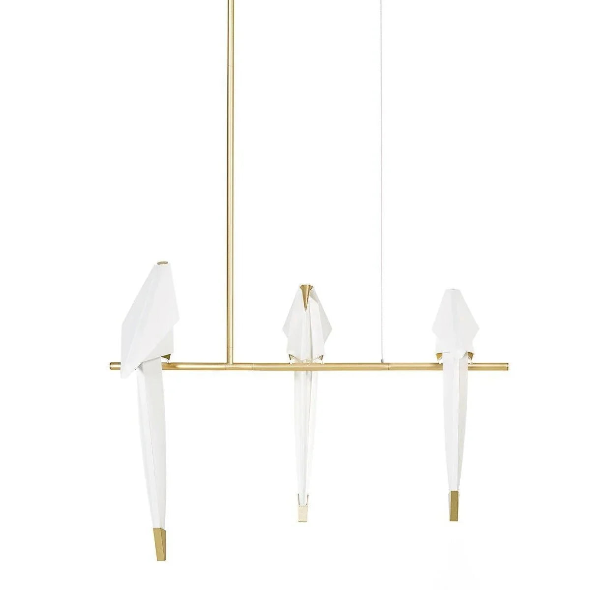 Multi-Head Paper Bird Pendant — Nordic Design Chandelier | GRUE™