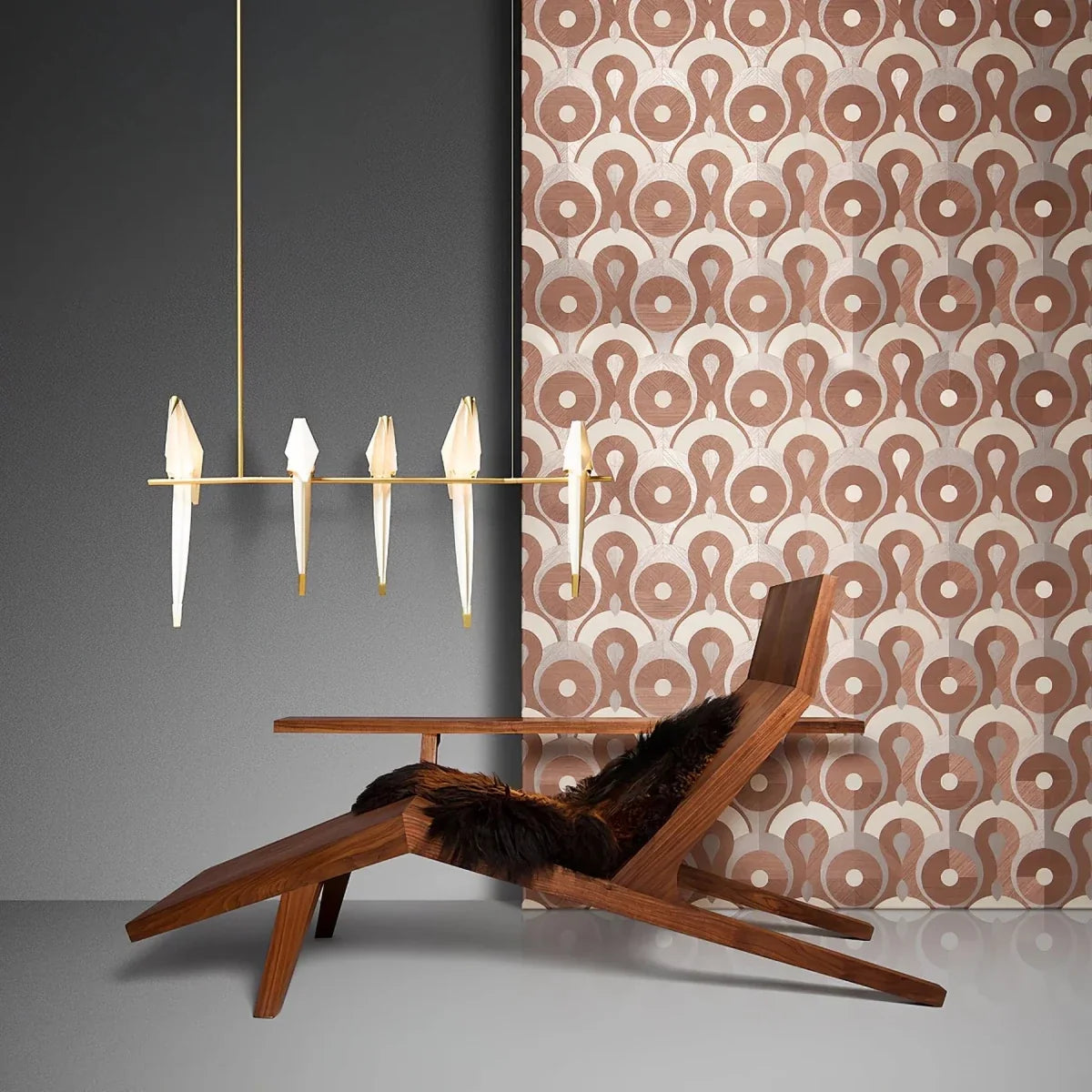 Multi-Head Paper Bird Pendant — Nordic Design Chandelier | GRUE™