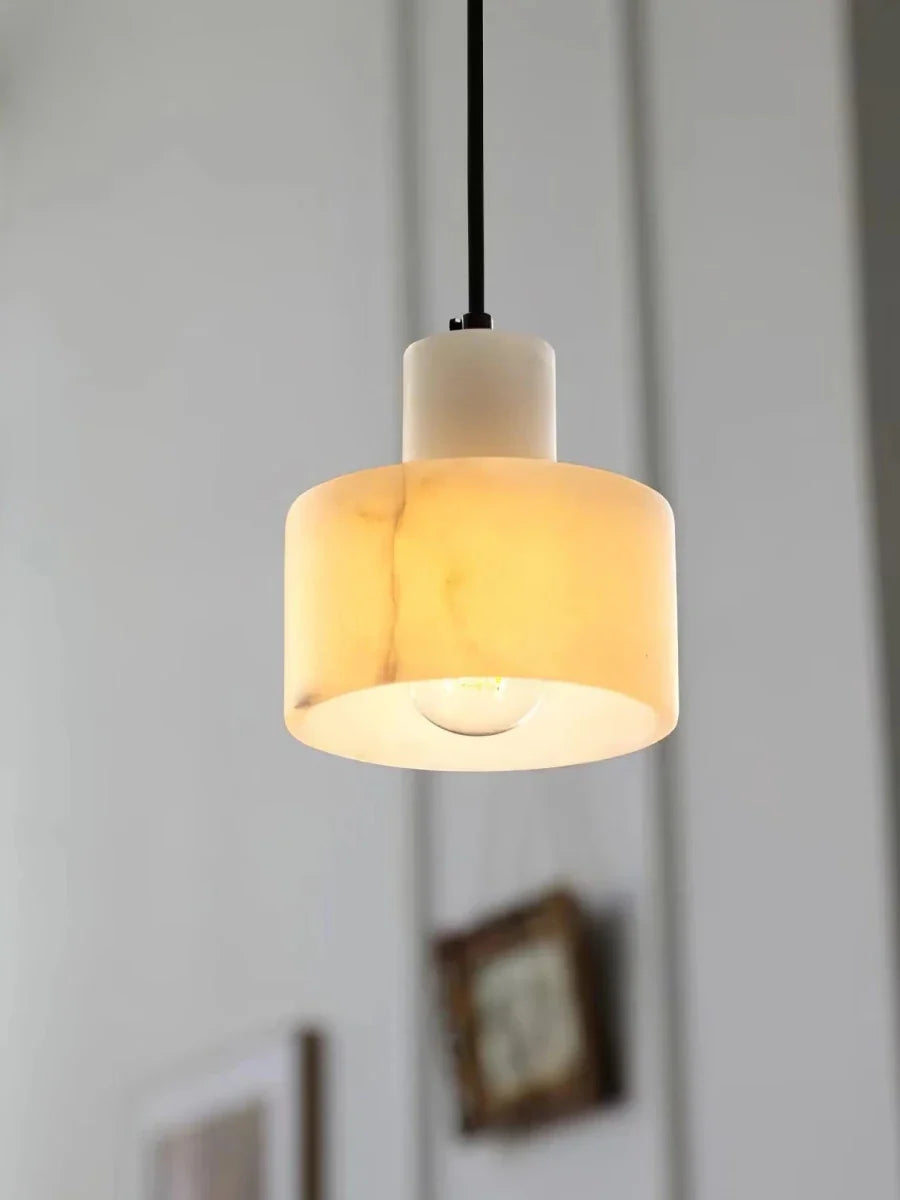 Marble Sphere & Copper Pendant — Small Anti-Blue Light Chandelier | AGATE™