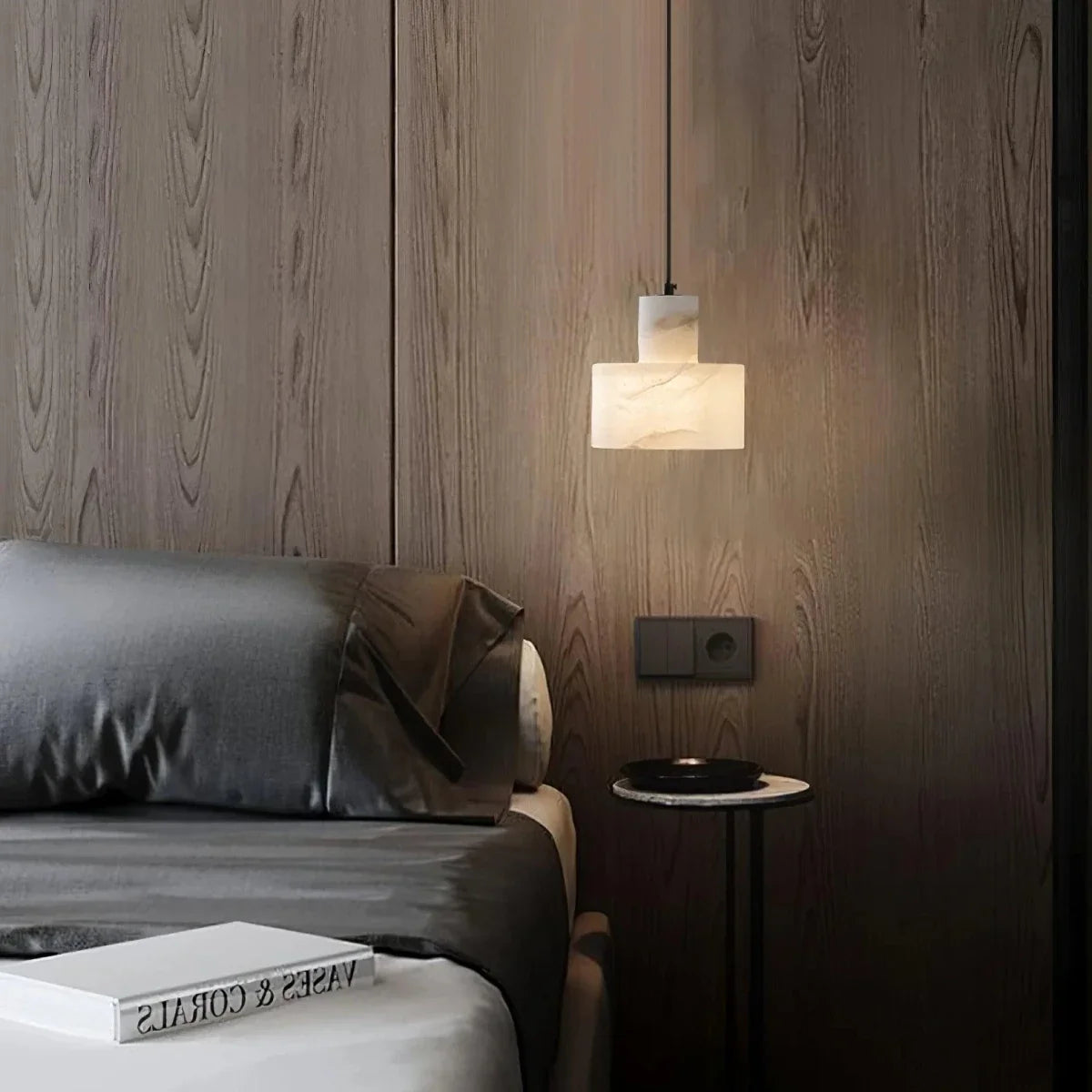 Marble Sphere & Copper Pendant — Small Anti-Blue Light Chandelier | AGATE™
