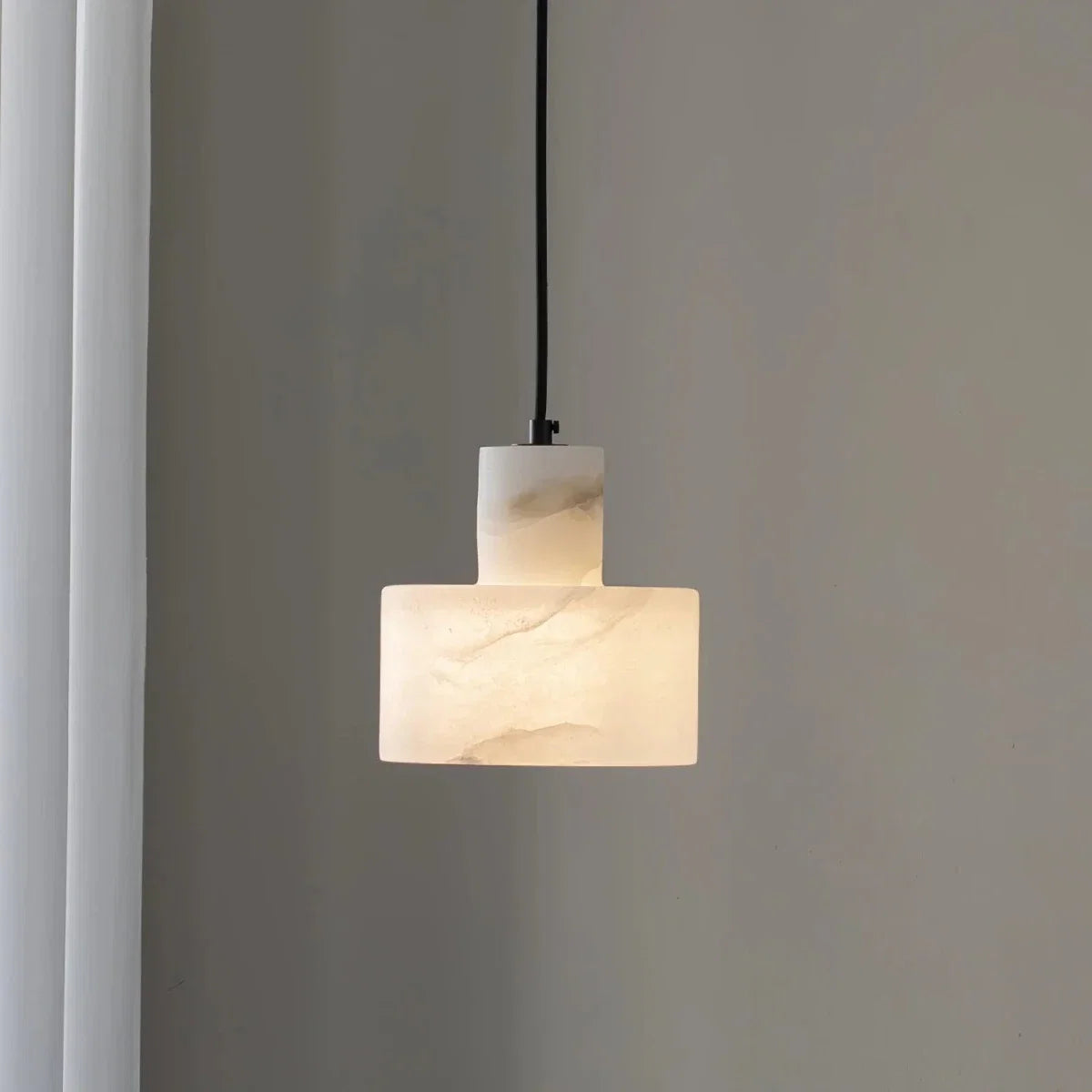 Marble Sphere & Copper Pendant — Small Anti-Blue Light Chandelier | AGATE™