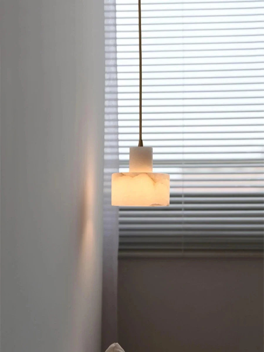 Marble Sphere & Copper Pendant — Small Anti-Blue Light Chandelier | AGATE™