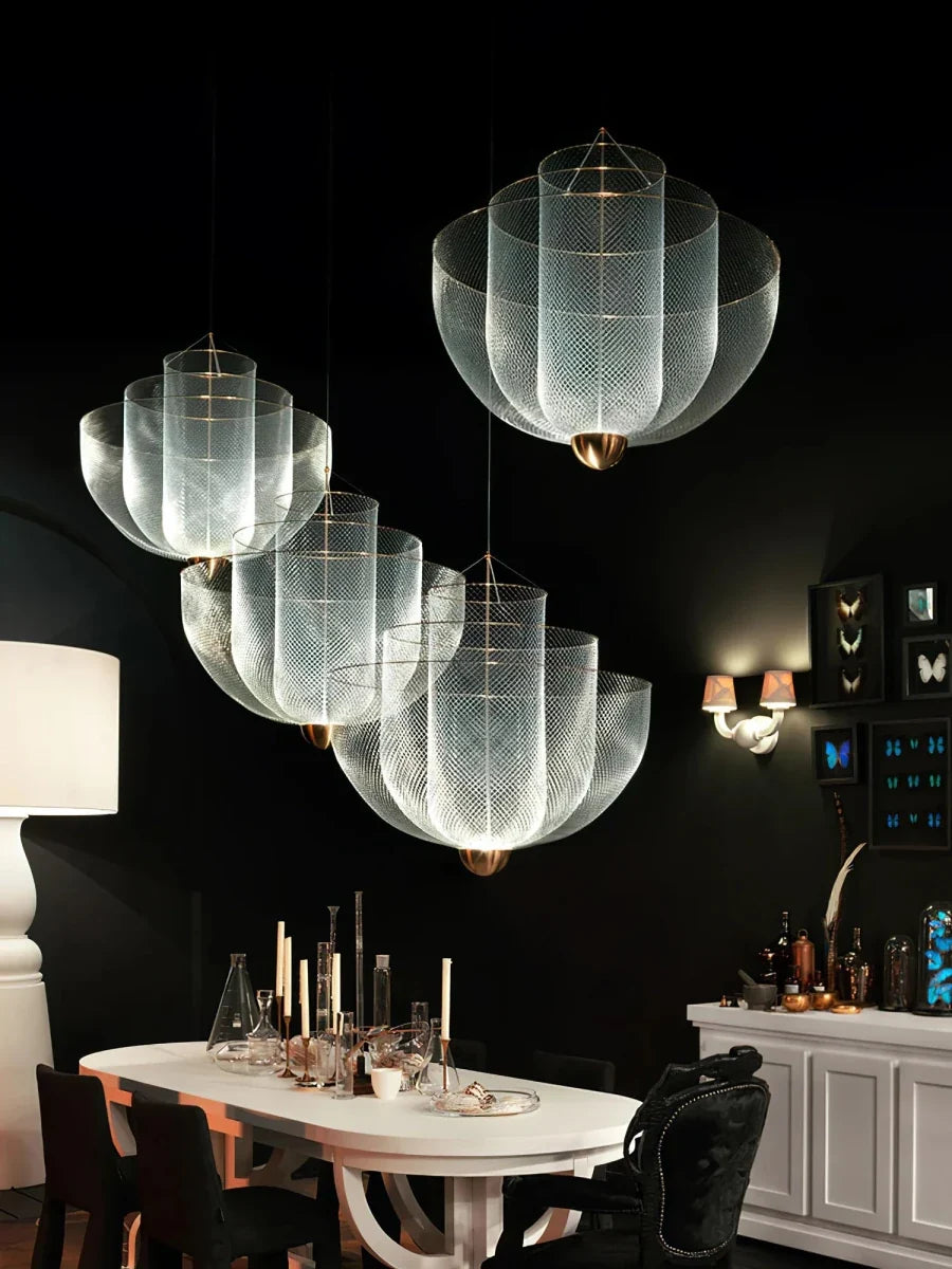 Metal Mesh Sphere Pendant — Minimalist Dutch Design Chandelier | MAILLE™