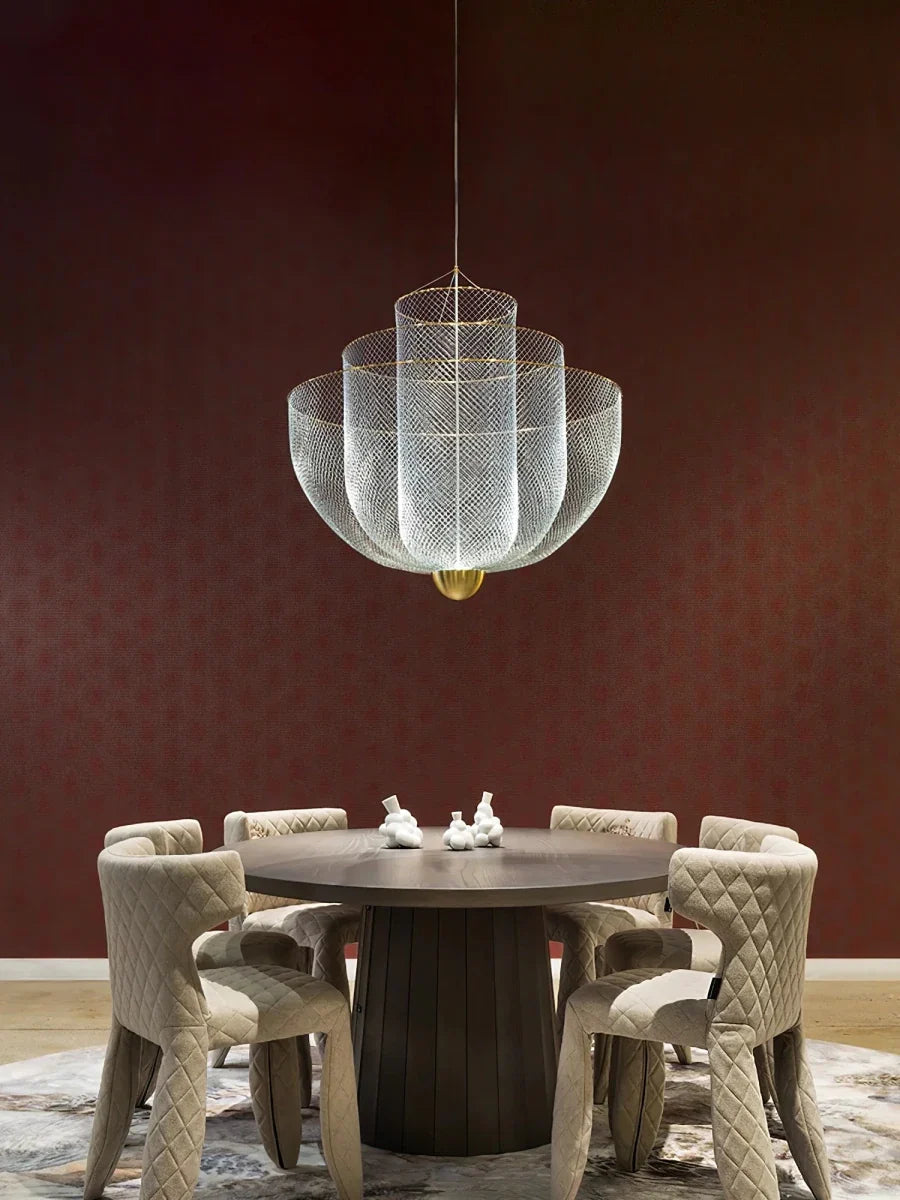 Metal Mesh Sphere Pendant — Minimalist Dutch Design Chandelier | MAILLE™